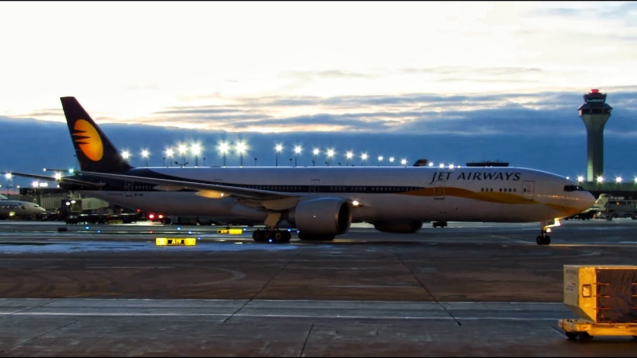 RARE! Jet Airways Boeing 777-300 [A6-JAD] Operating for Etihad at O'Hare Int'l Airport [01.23.2016]