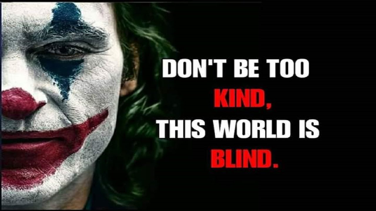 MOST POWERFUL JOKER QUOTES | JOKER QUOTES