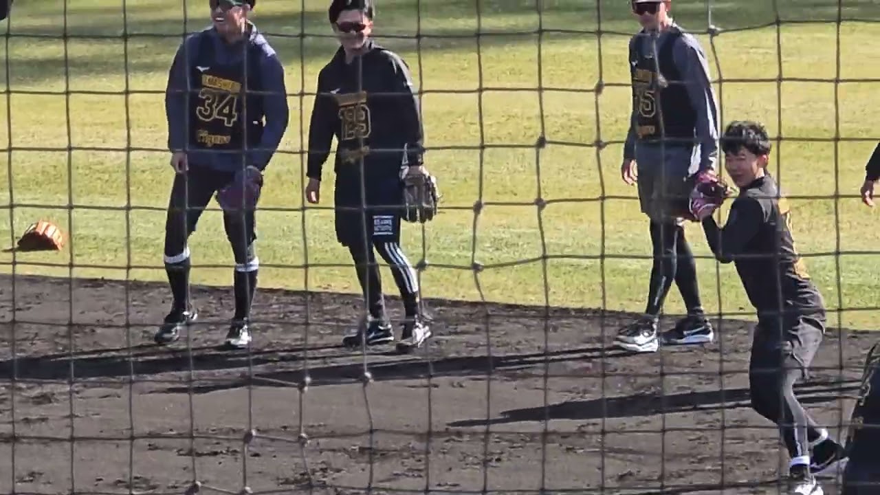 2026.1.11阪神新人合同自主トレ ノック②