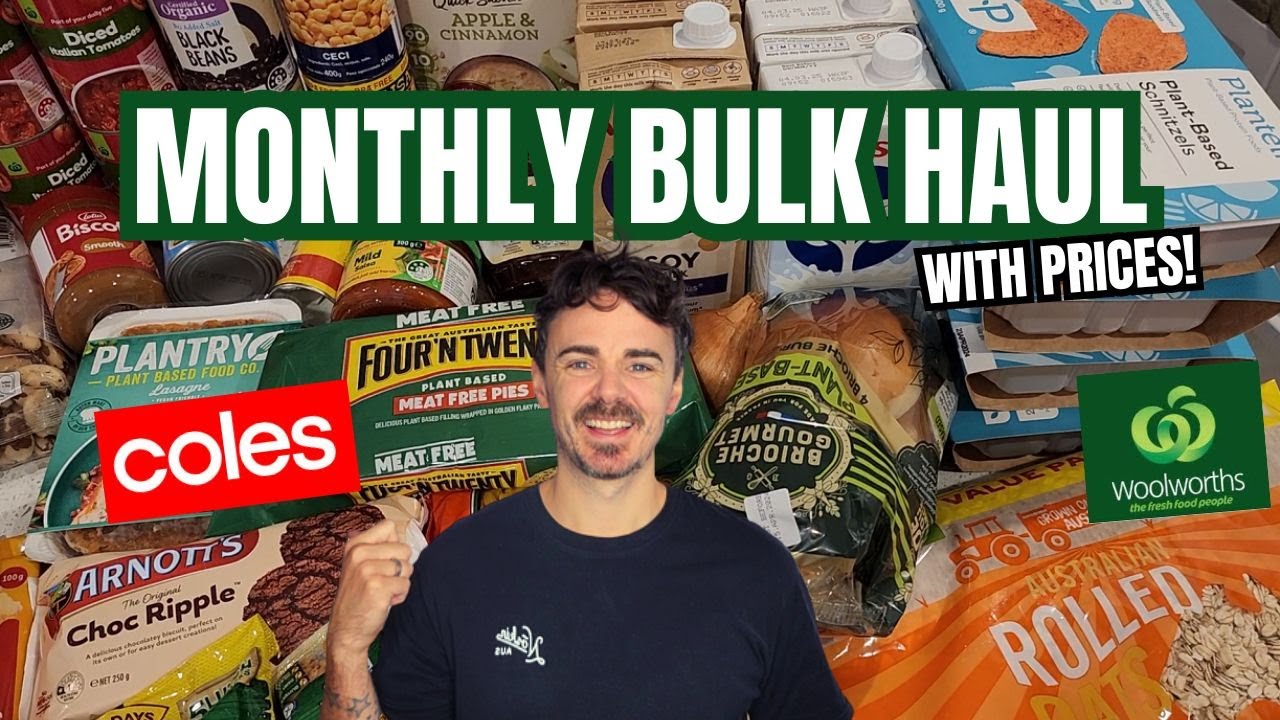 2024 Vegan Grocery Haul Australia prices