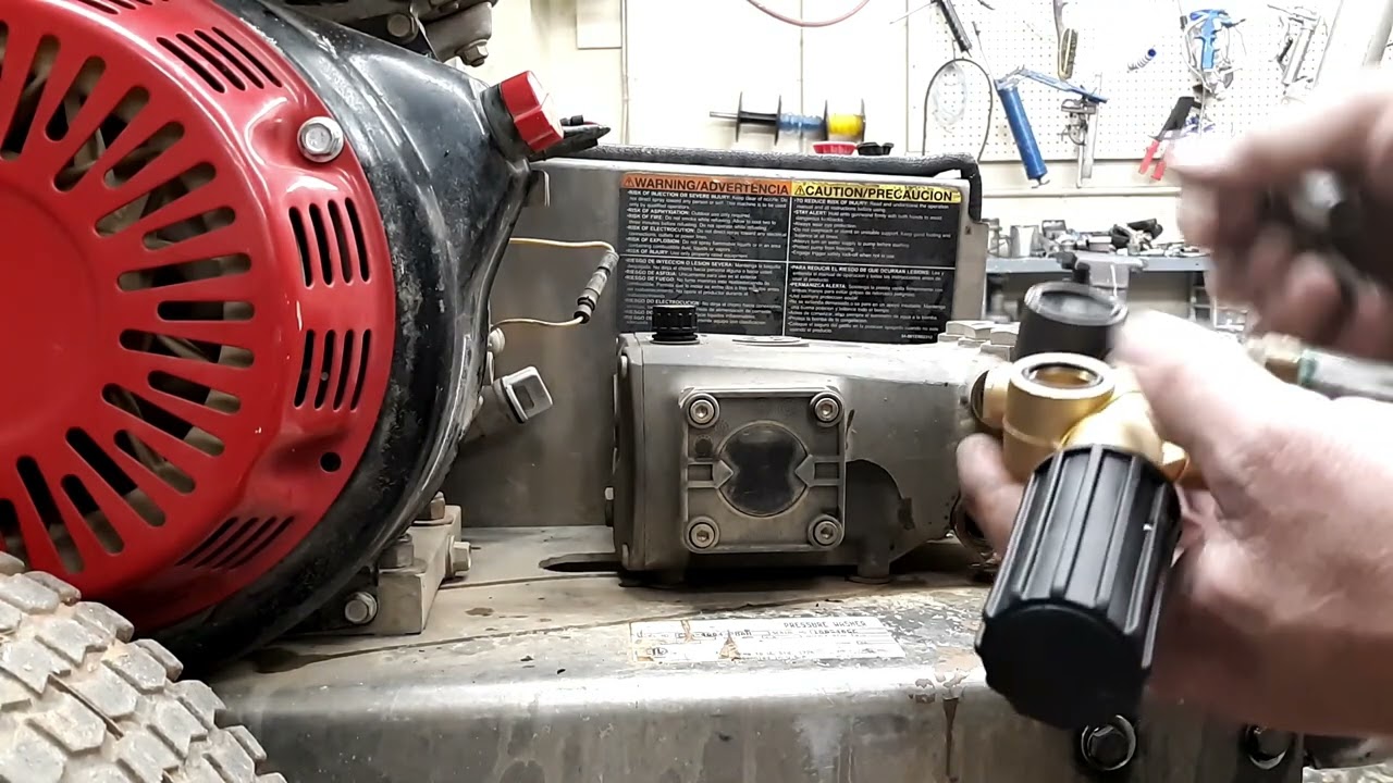 Pressure washer unloader replacement