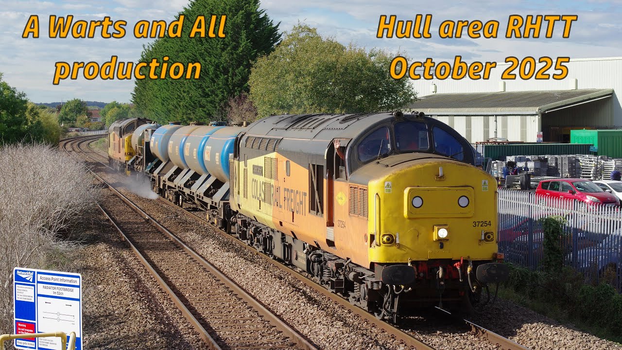 Class 37's on Hull Area RHTT October 25 season - Warts and All