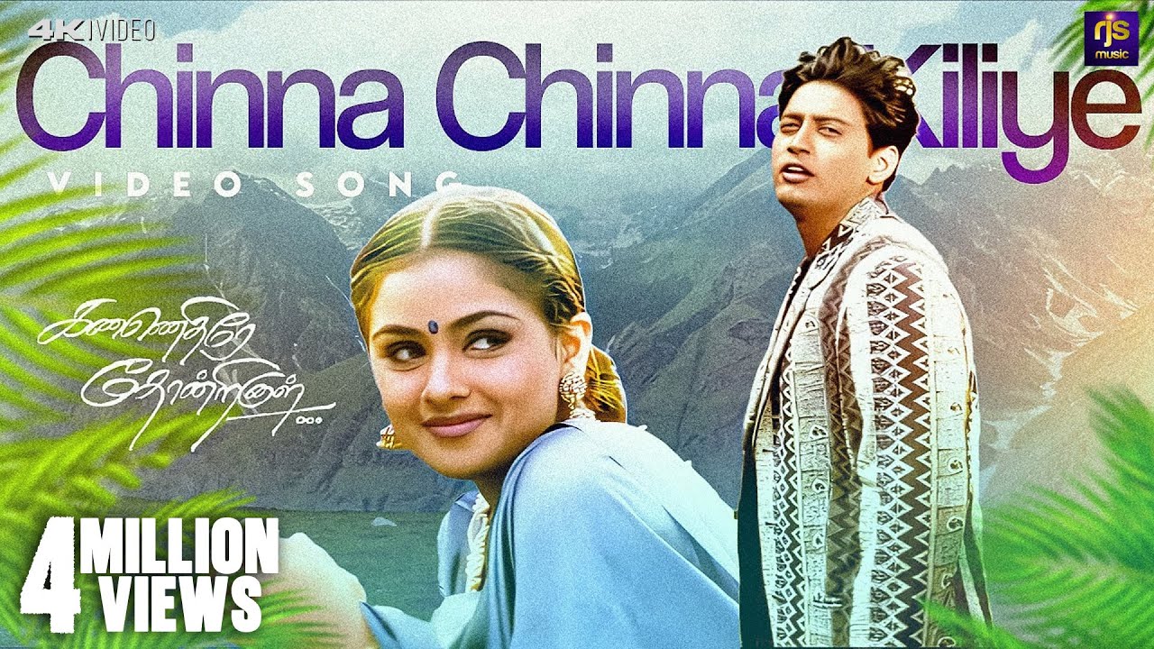 Chinna Chinna Kiliye - Video Song | Kannethirey Thondrinal | Prashanth | Simran | Deva | RJS Music
