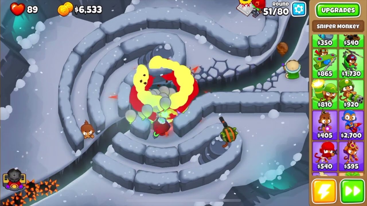 BTD6 Tutorial - Dark Path Hard Mode No Monkey Knowledge - Easy to follow guide 2023