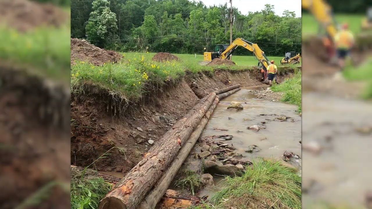 Installing Streambank Erosion Control Structures - Maple Hollow