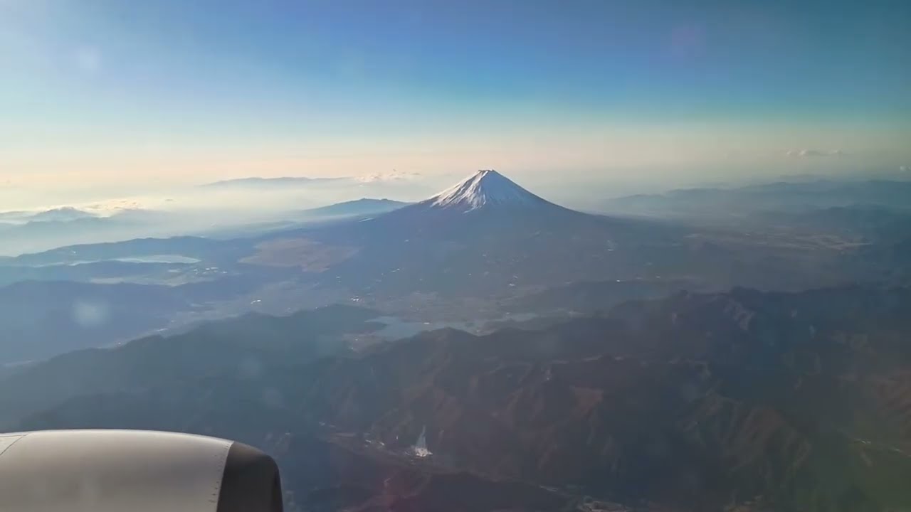 Flying By Mount Fuji