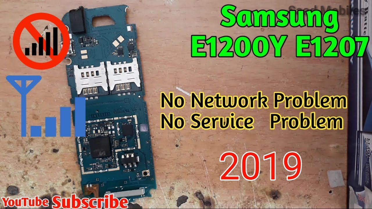 Samsung E1207T/E1200Y Network Problem Solution | No Service Problem 2019