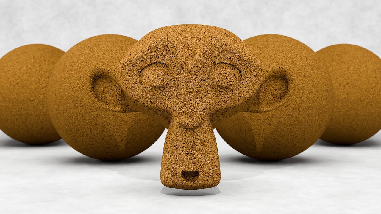CREATE A CORK BOARD PROCEDURAL MATERIAL IN BLENDER 4