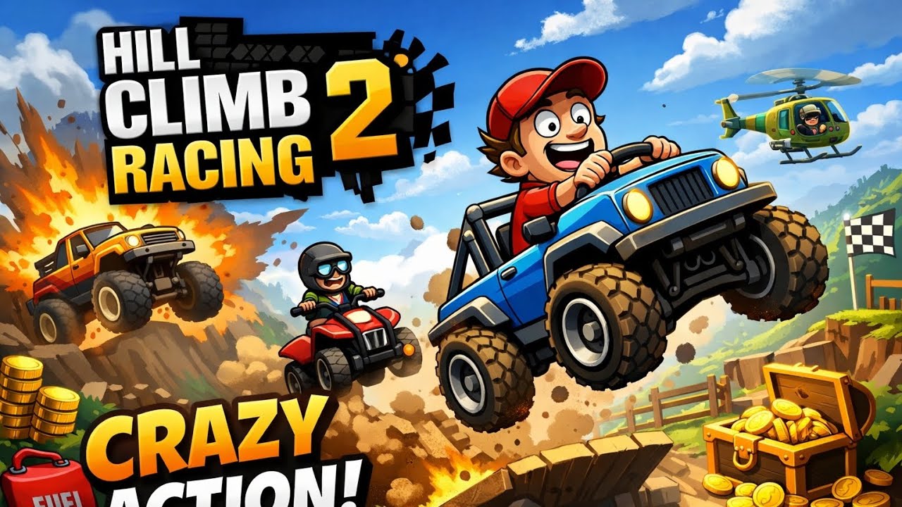 Hill climb racing2 gameplay video😆. Adventurous gameplay video 😅