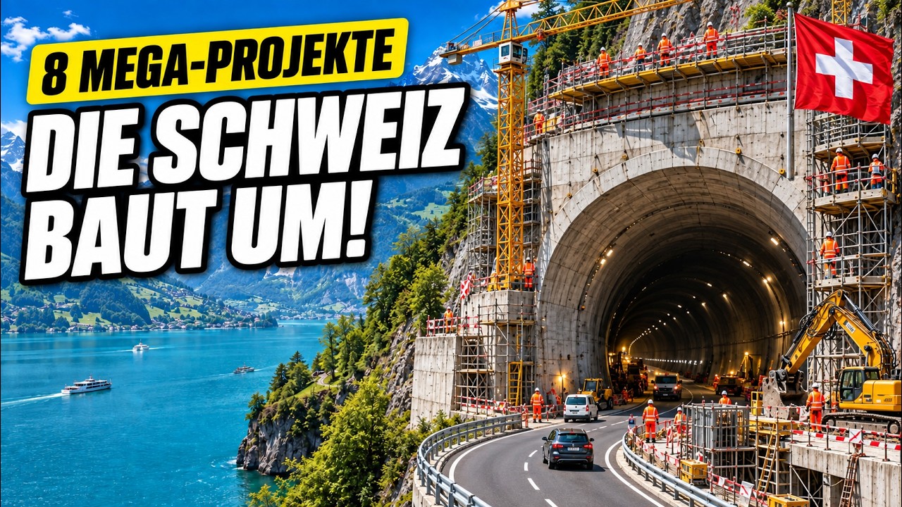 Wie 8 Megaprojekte die Schweiz bis 2035 ver&auml;ndern werden!
