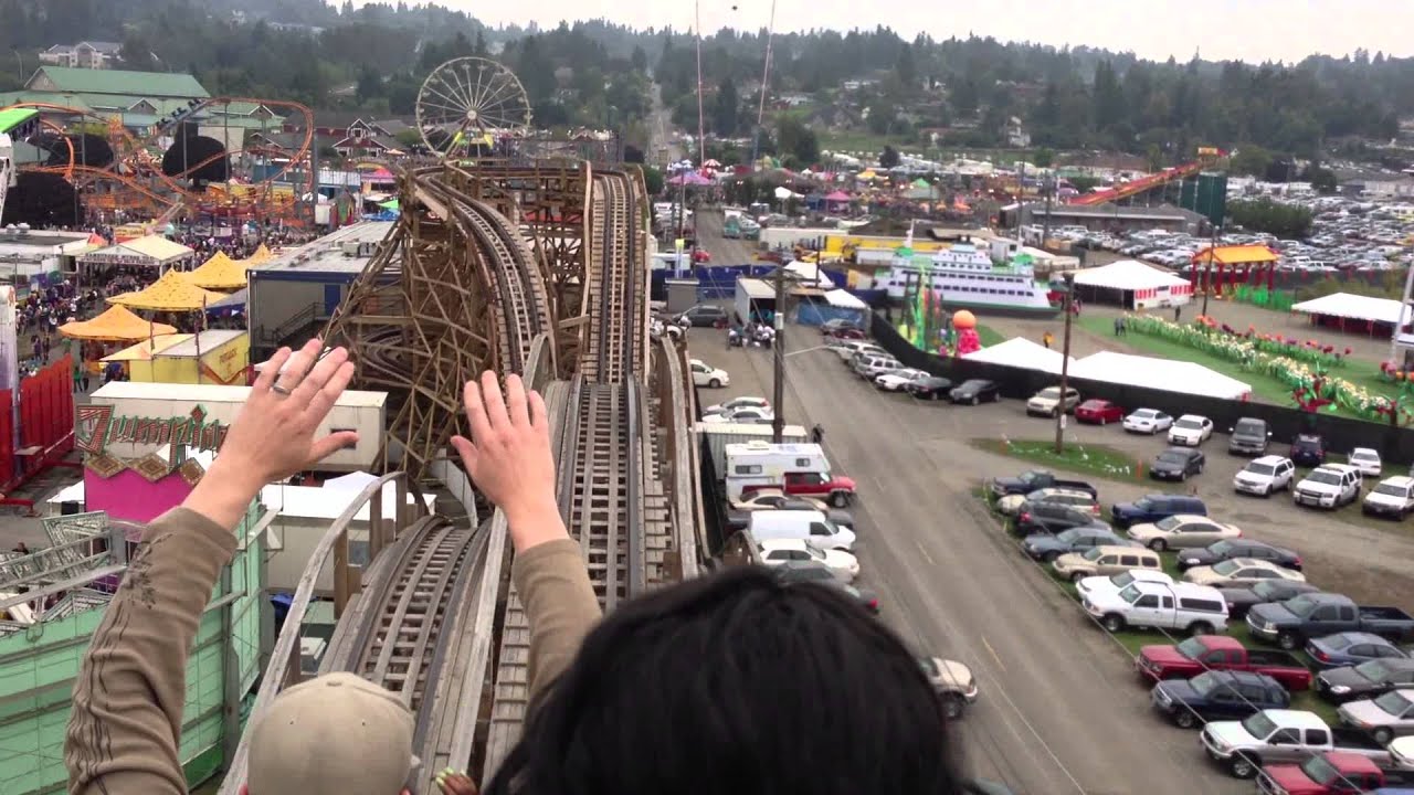 Puyallup Fair Roller Coaster 2014
