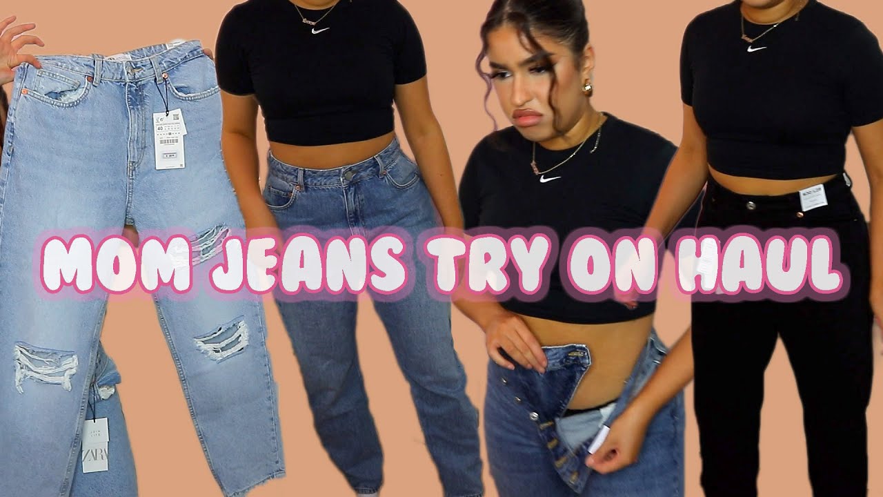 ICH TESTE LIVE 6 MOM JEANS VON 3 MARKEN (ASOS,TOPSHOP,ZARA) *struggle is real*