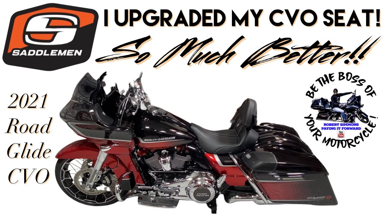 New Saddlemen Dominator Seat For My 2021 Road Glide CVO! Big Improvement!!!