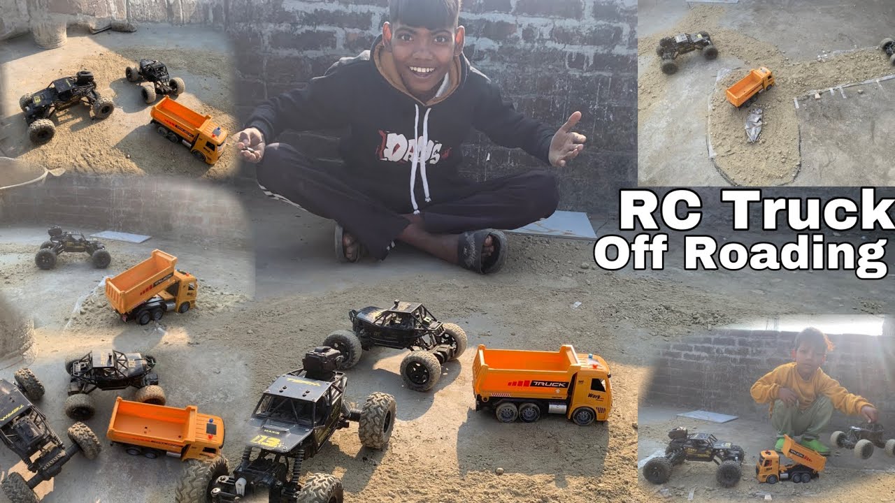 Diy RC Truck Off Roading With RC Car 8x8 DIY RC ट्रक ऑफ-रोडिंग RC कार के साथ 8x8 🔥 - Toys Shok TV 