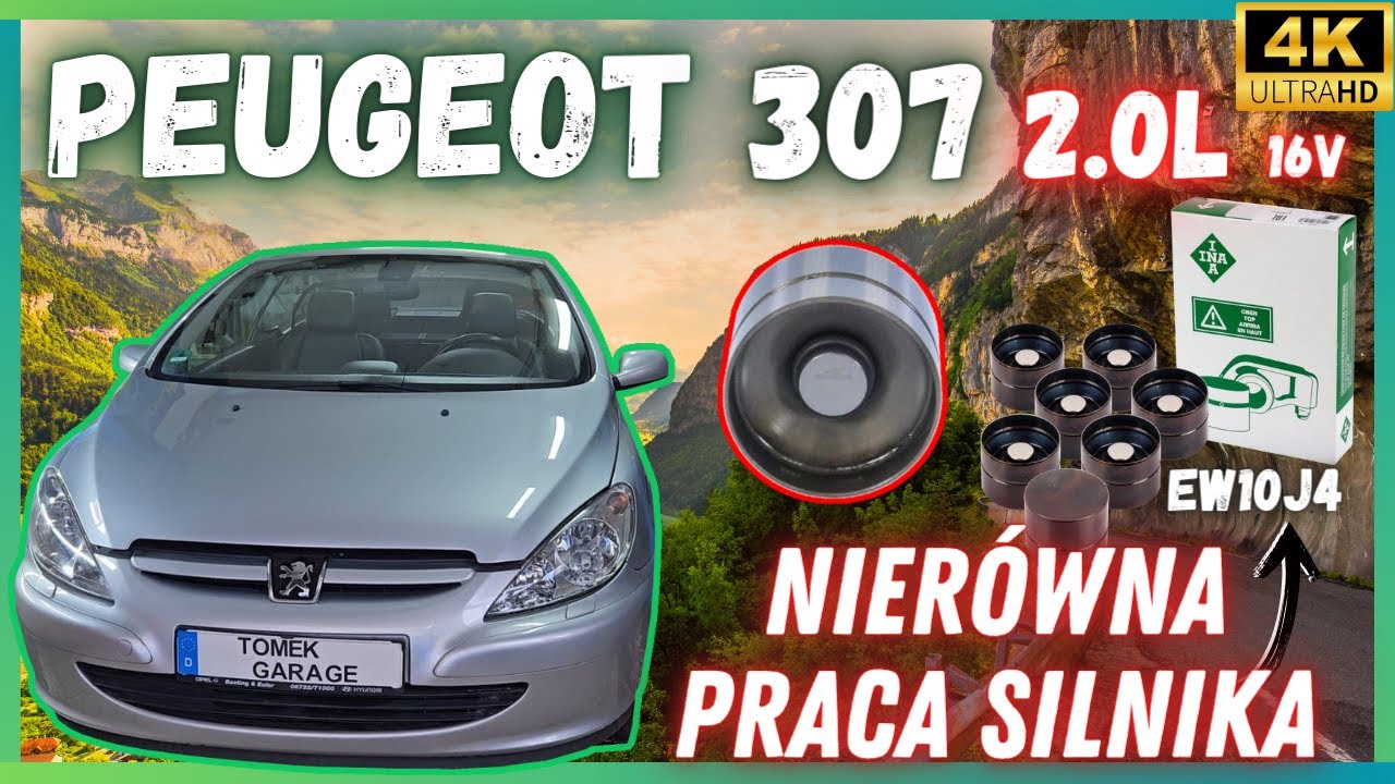 Nier&oacute;wna Praca Silnika - Peugeot 307 2.0L 16V | Silnik: EW10J4
