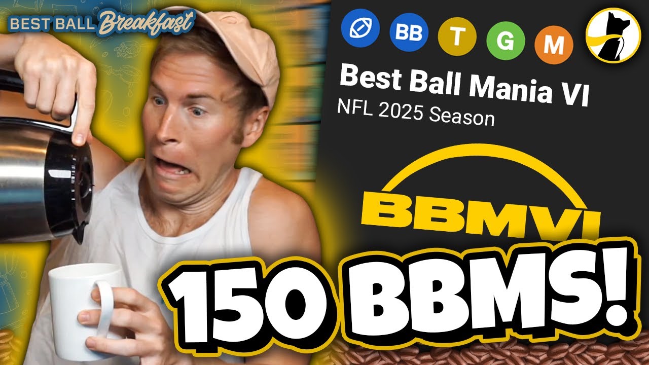 I STREAMED 150 BEST BALL MANIA DRAFTS (AGAIN)