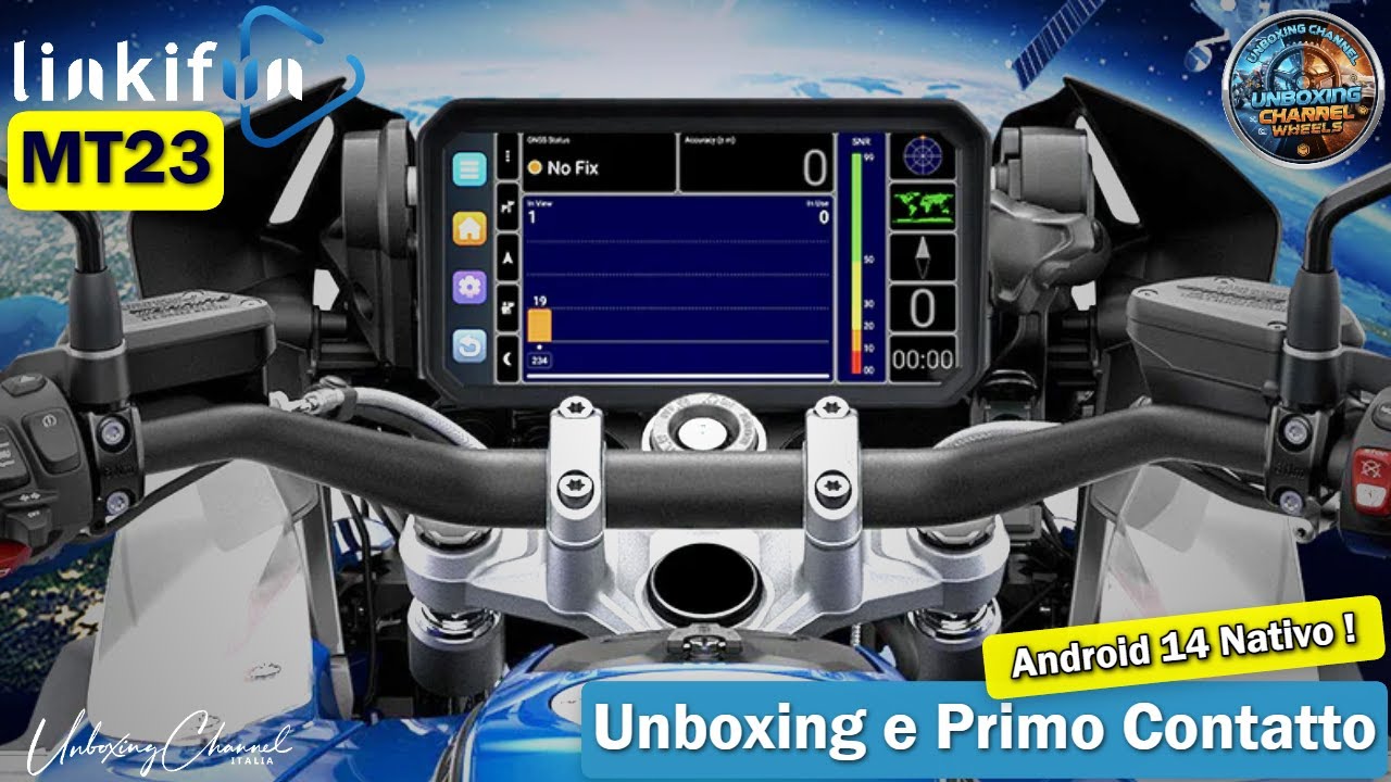 Il MIGLIOR CarPlay per Moto del 2025? Android 14 + CarPlay+Android Auto + 2 CAM! - Linkifun™ MT23 6