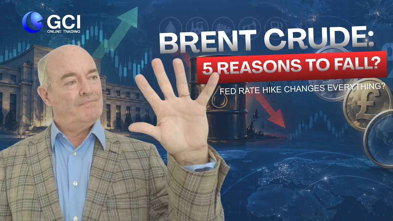 5 Reasons Why Brent Crude Oil Drops | Fed Rate Hike, Gold, GBPJPY & BoJ Outlook #crudeoil