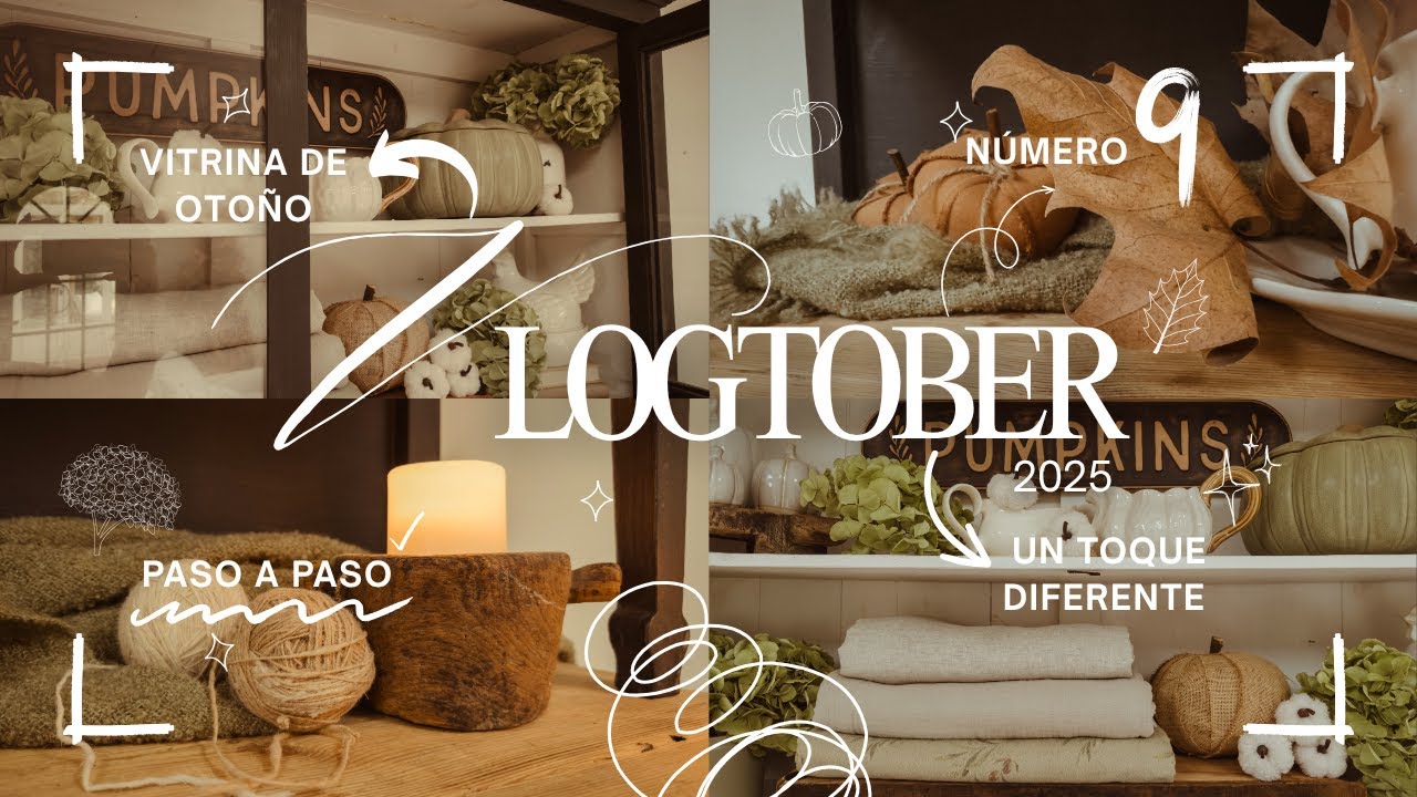 🍂 9 - Decoro la VITRINA de OTO&Ntilde;O con un toque inesperado 🌿