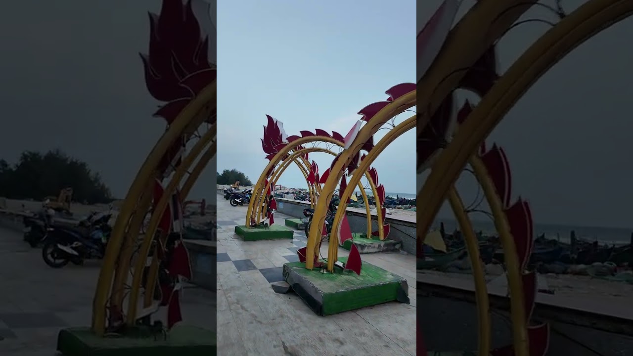 Quang cảnh Đường Ven biển từ KS Melia Hồ Tràm lên tới bãi biển Hồ Tràm