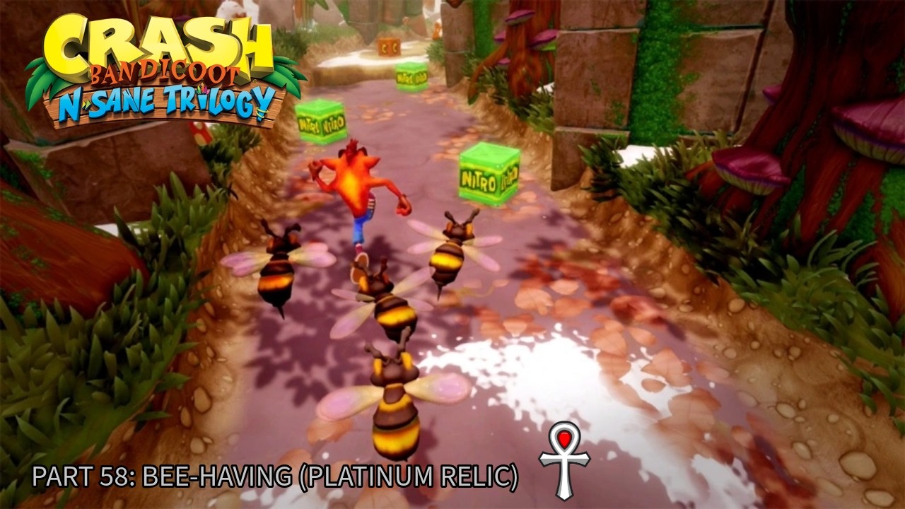 Crash Bandicoot 2 (N. Sane trilogy). 100% Walkthrough Part 58 - Bee-having (Platinum relic)