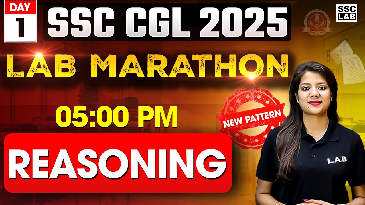SSC CGL 2025 | SSC CGL Reasoning Marathon Class | Reasoning Most Expected Questions by Swapnil Mam