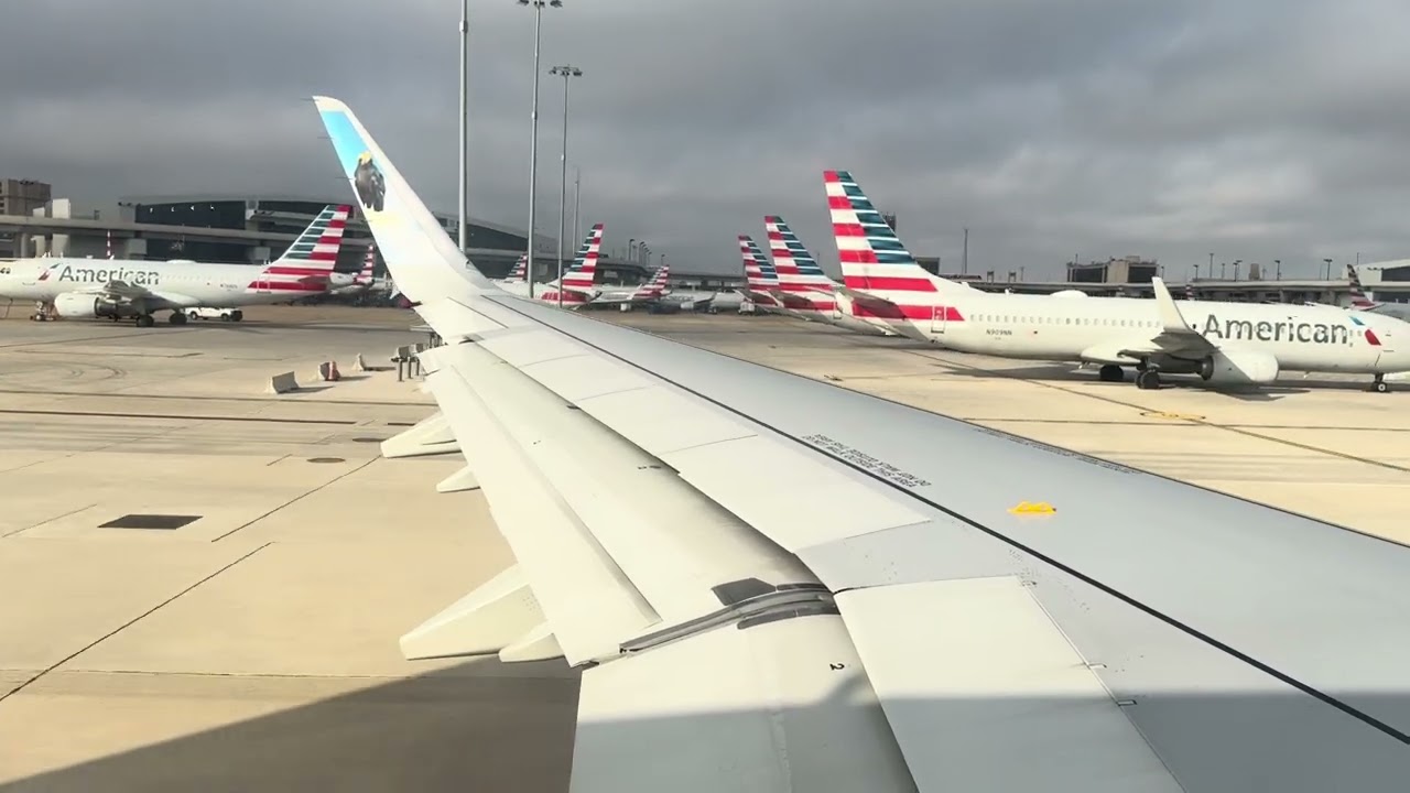 Frontier Airlines F9 2494 DFW-ATL takeoff 