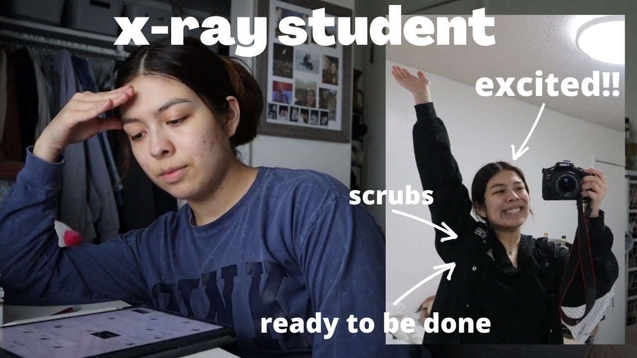 last day of clinic + studying for finals | days in the life of a 1st year x-ray student