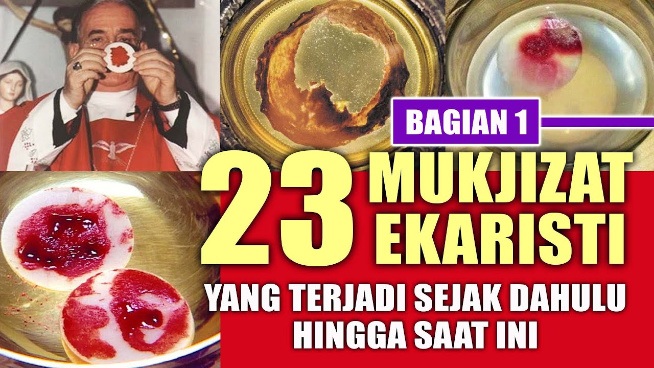 23 MUKJIZAT EKARISTI YANG TERJADI SEJAK DAHULU HINGGA SAAT INI ( BAGIAN 1 ) | Iman Kristiani