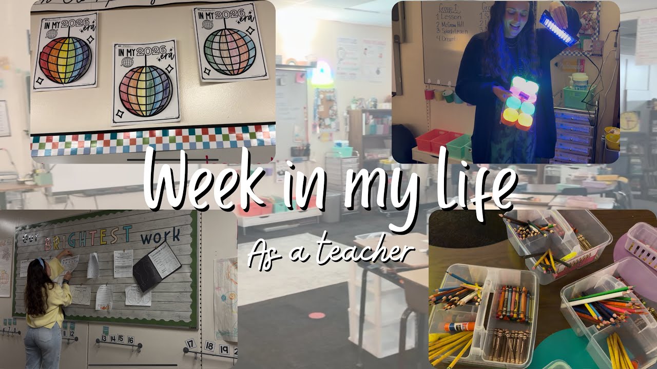 Week in my Life as a Teacher| Coming Back from Winter Break | Realistic Week in My Life Vlog