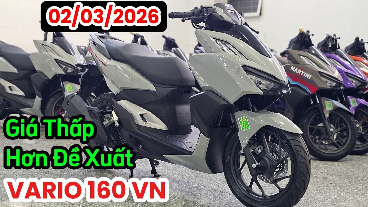 Báo giá VARIO 160 VN mới nhất 02/03/26 tại head Huỳnh Bạch Tùng. Thái Phạm #vario160 #vario #160 #xe