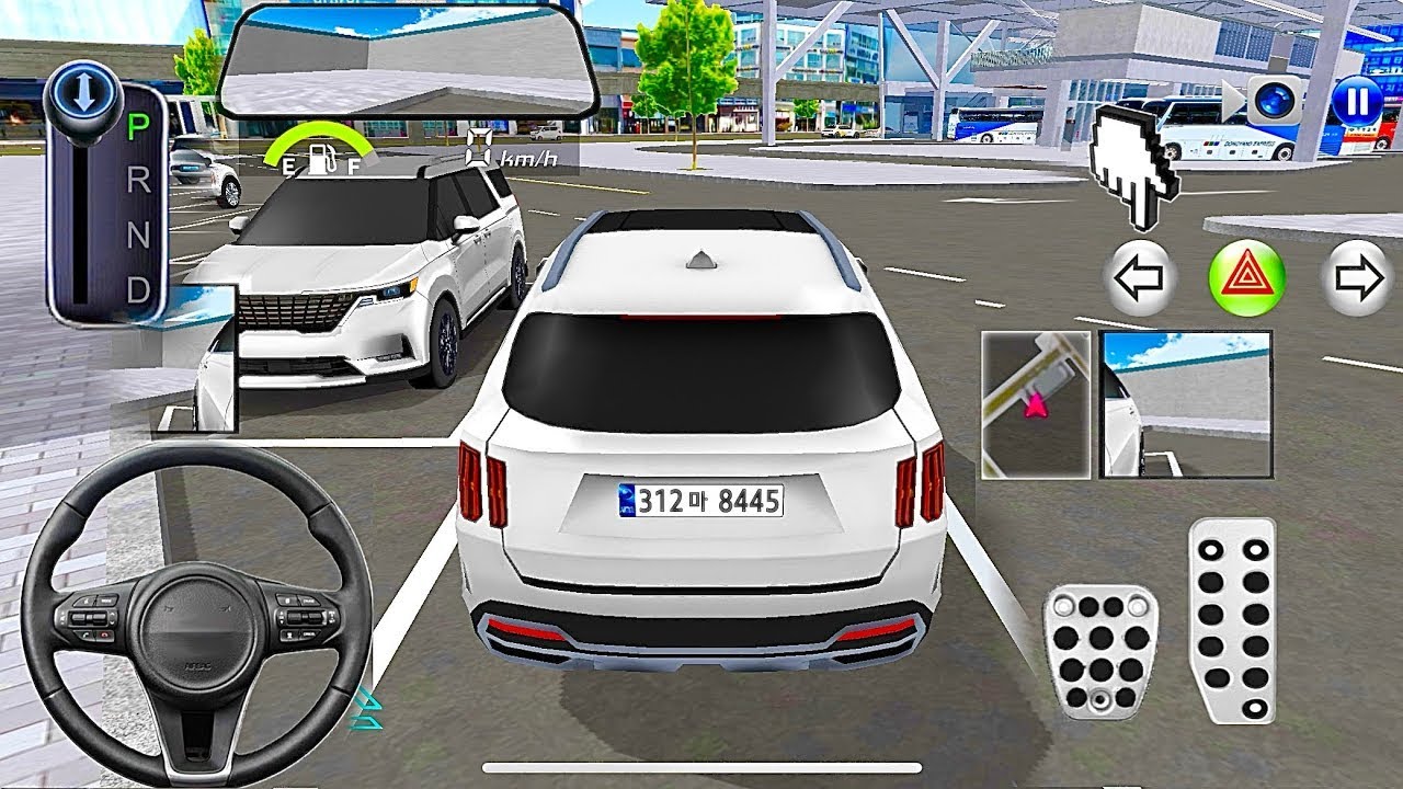 New white Fortuner- 3d Driving Class android game || Car Game #gameplay #cargamesandriod
