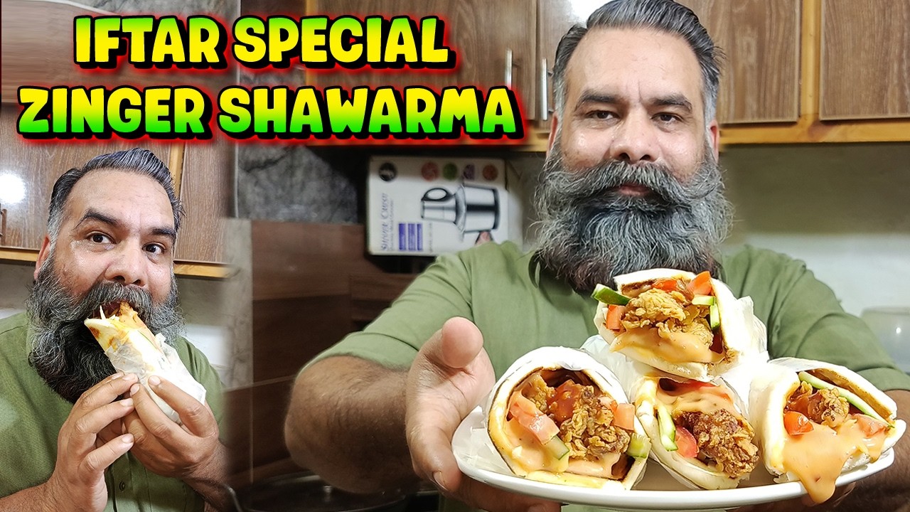 Iftar Special Zinger Shawarma Homemade Recipe | Chicken Shawarma | Shawarma Recipe | Ramzan Special