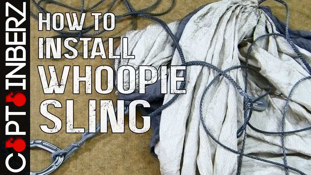 Whoopie Sling Installation on Hammock