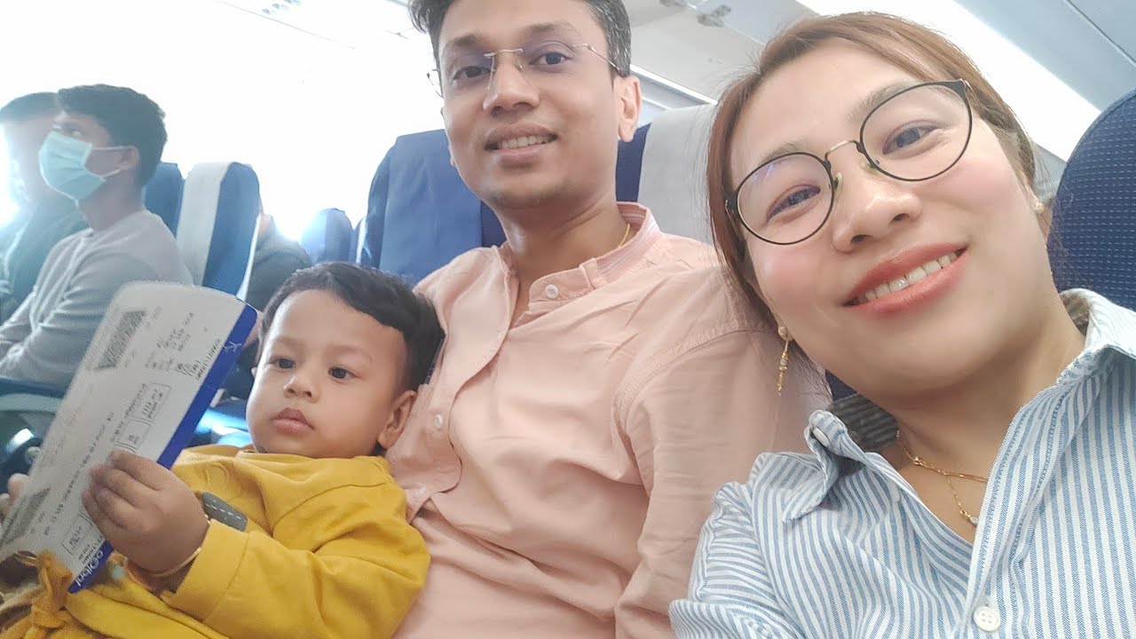 Vaccination last day l son first time flight travel and first time visit manipur 