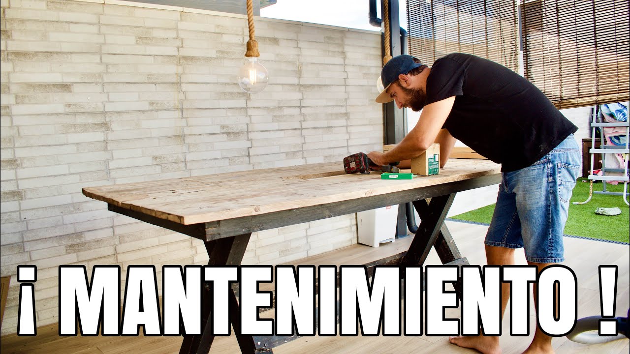 Renovación completa de la mesa de comedor
