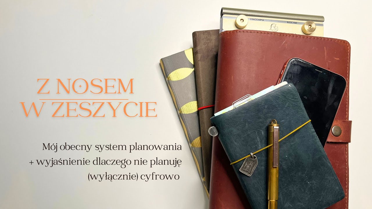 Dlaczego z nosem w tylu zeszytach i dlaczego nie cyfrowo czyli mój obecny system planowania