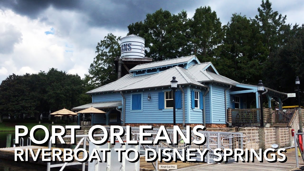 Port Orleans Riverside Riverboat - To Disney Springs - Full Ride [4K]