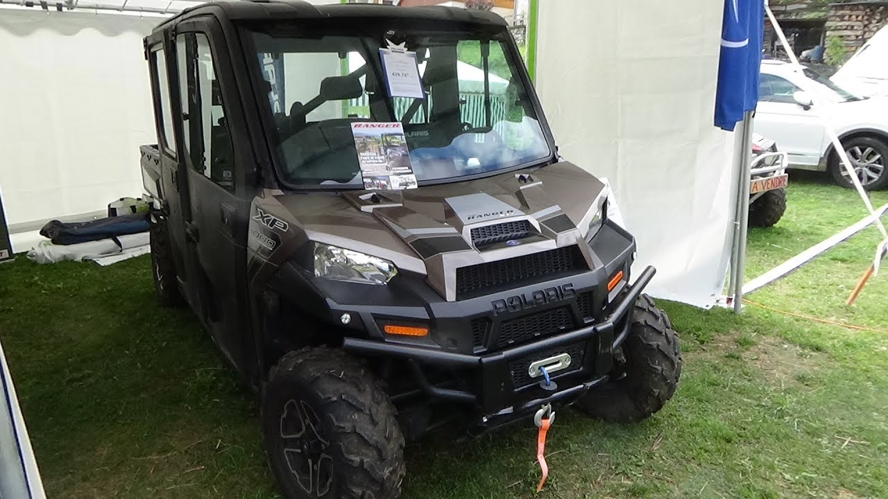 2018 Polaris Ranger 1000 Crew XP EPS - Exterior and Interior - Foire 4x4 Valloire 2018