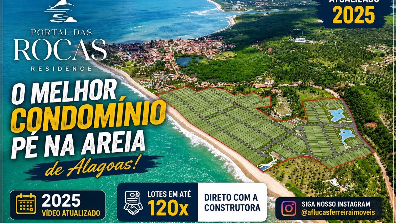 Melhor Condomínio Pé na areia do Nordeste no litoral alagoano