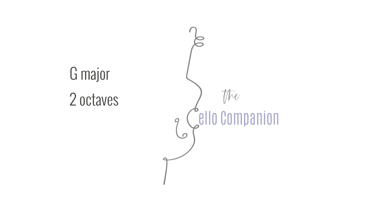 Cello Scales: G major 2 octaves