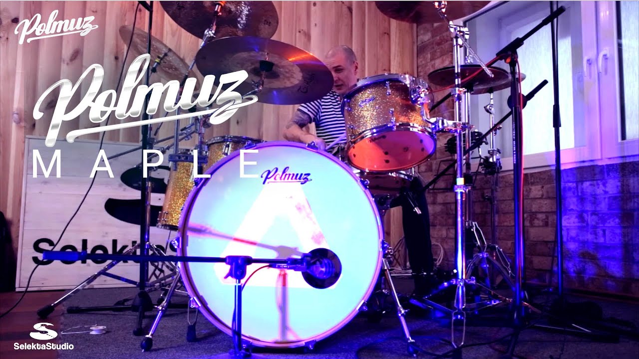 Polmuz Drums  Maple - prezentacja Luk - Łukasz Jeleniewski z Lipali - Selekta studio