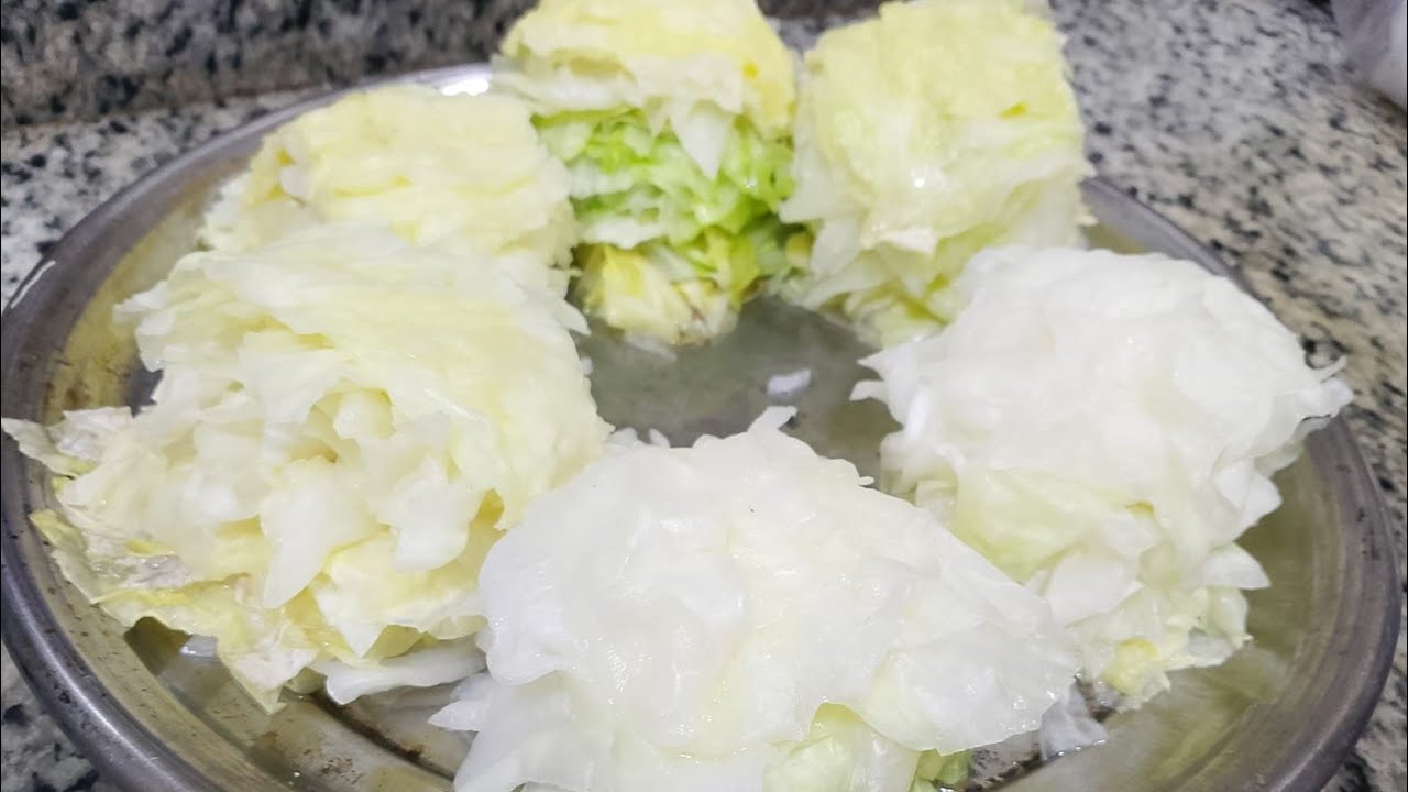 طريقة تفريز الكرنب ويقعد من السنة للسنة بتركاية واحدة😋👌