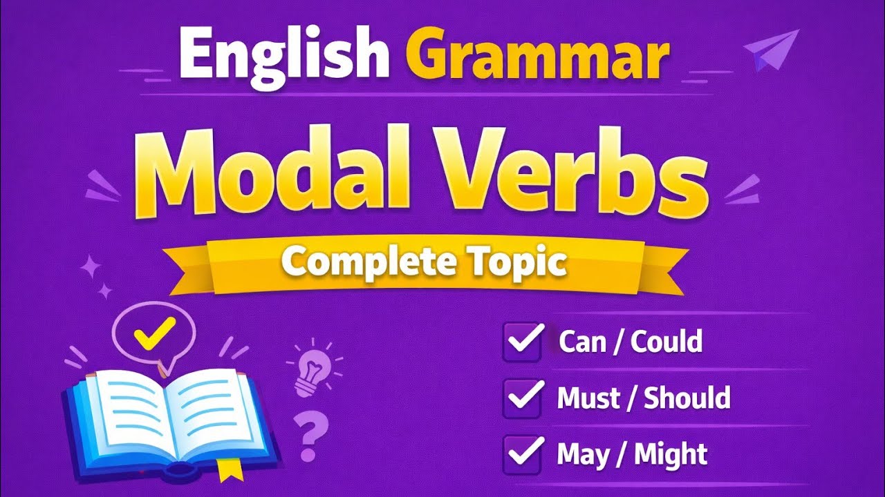 English Grammar | Model Verbs | Complete Topic | The Core Concept Institute 