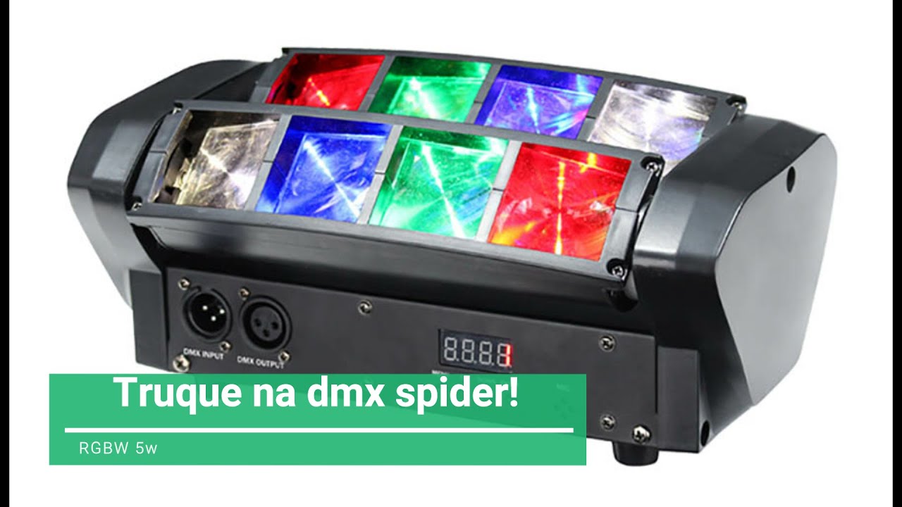 Truque na mesa Dmx para o spider!