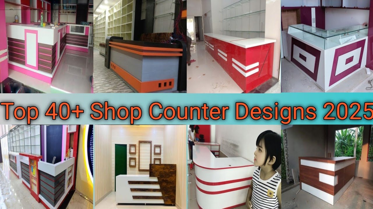Top 40+ Shop Counter Designs 2025 //  Latest Cash Counter Ideas  Shops Cash Counter Designs You