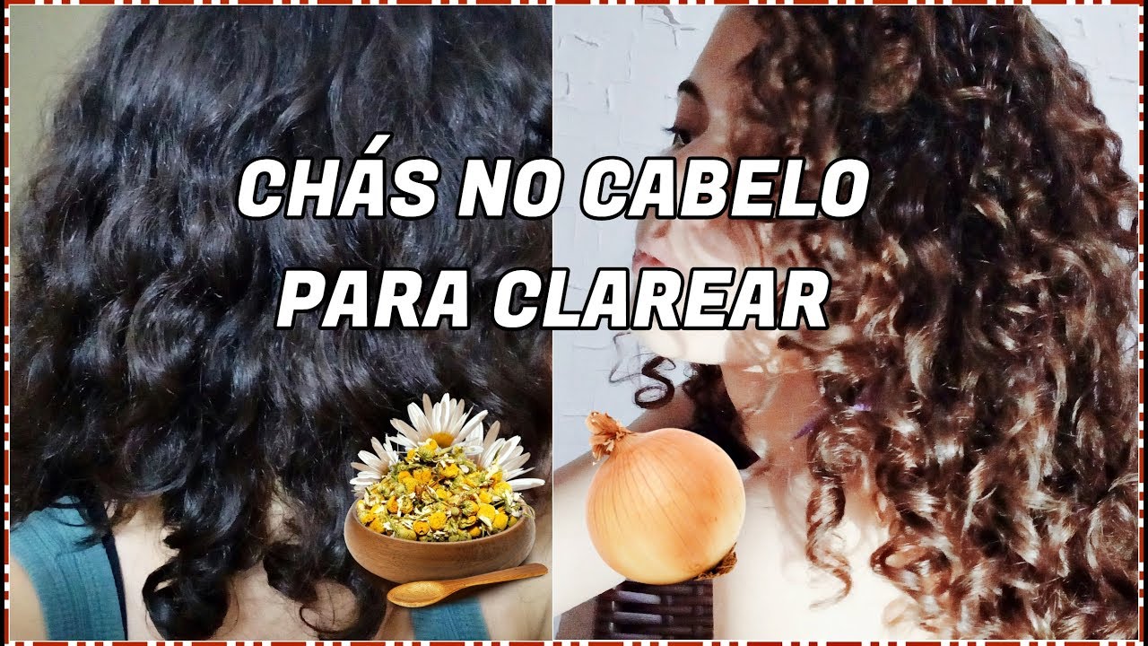 Chá de Camomila e Chá da Casca da Cebola - PARA CLAREAR O CABELO