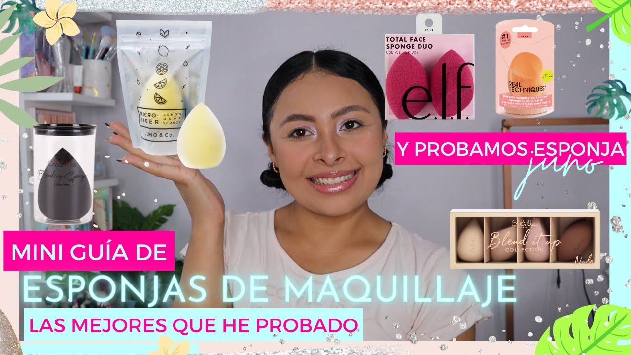 MINI GU&Iacute;A: Esponjas de Maquillaje +| Rese&ntilde;a de esponja JUNO  HolaLizy 🦋
