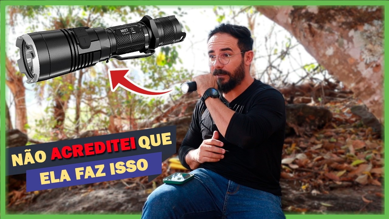 Review da LANTERNA T&Aacute;TICA MH27 da Nitecore, a melhor lanterna que j&aacute; testei at&eacute; hoje