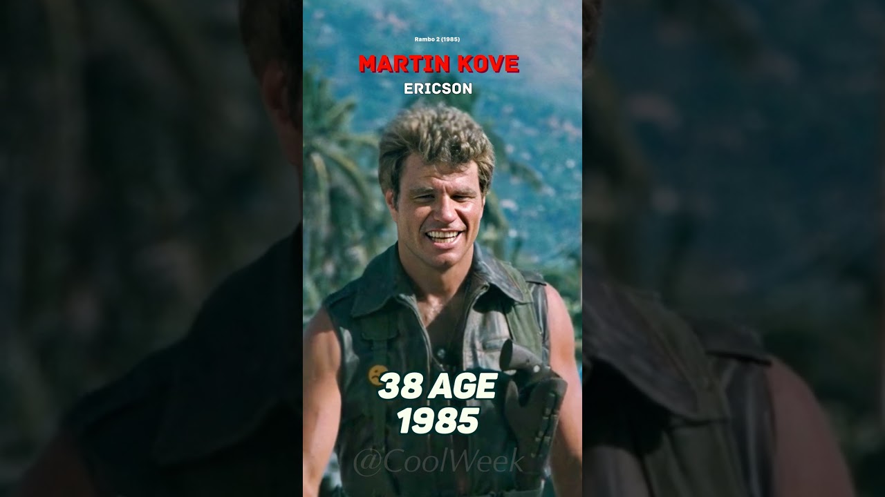 Rambo 2 (1985) Cast THEN and NOW 
